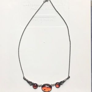 Jewelry - Amber necklace and earring set Jewelry - Amber necklace and earring set